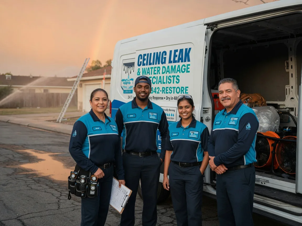 Ceiling Leak Cleanup company in Brisbin, PA